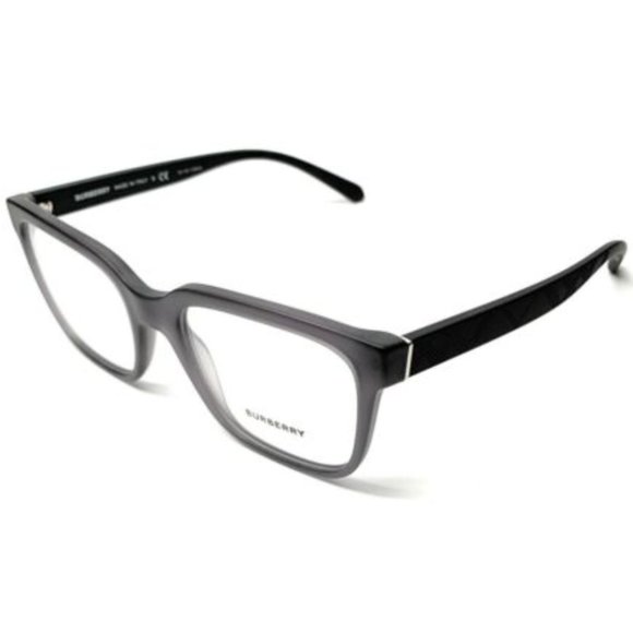 Burberry Men's Grey Square Eyeglasses! - Picture 1 of 4